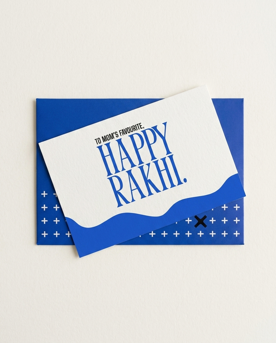 Mom's Favourite Child – Rakhi Card