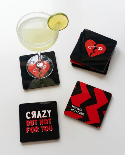 Emotionally Unavailable – Coaster Set