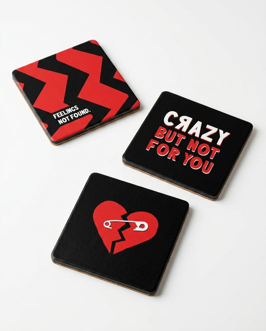 Emotionally Unavailable – Coaster Set