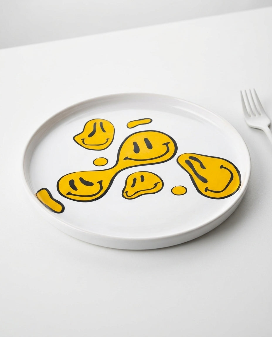 Still Smiling – Ceramic Dinner Plate