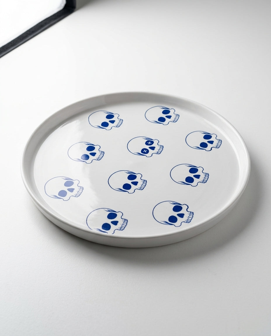 Skull Bites – Ceramic Dinner Plate
