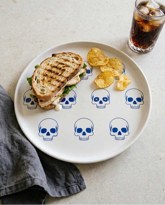 Skull Bites – Ceramic Dinner Plate