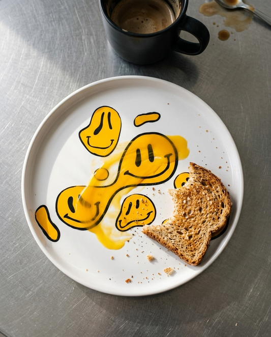 Still Smiling – Ceramic Dinner Plate