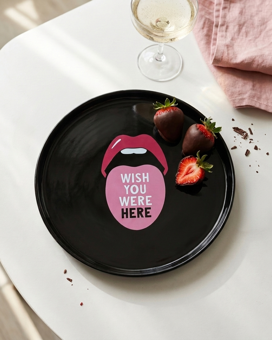 Wish You Were Here – Ceramic Dinner Plate